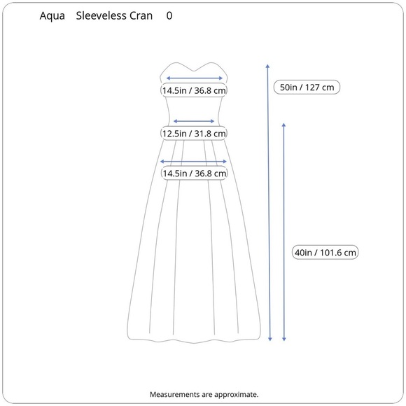 Aqua Formal Strapless Faux Wrap Gown Sweetheart Neckline High Low Hem Pleated 0 - Picture 14 of 15